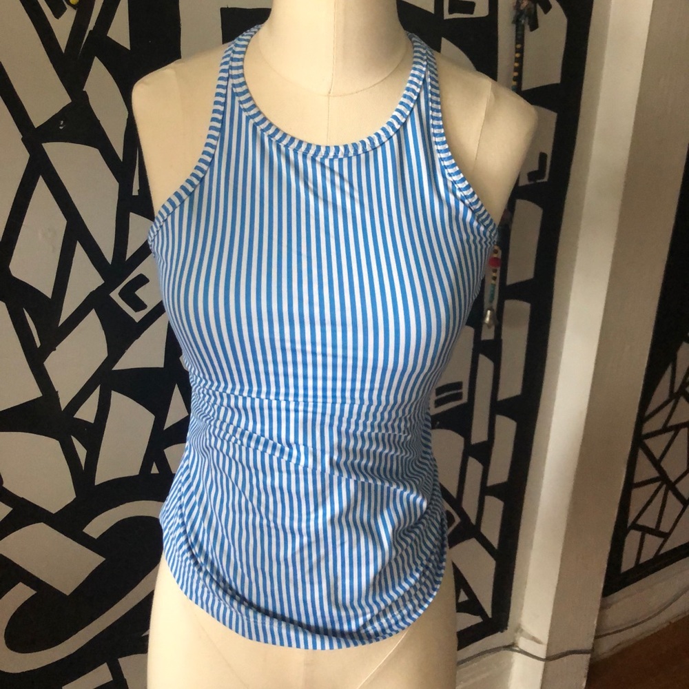 blue stripe top kate spade x new balance